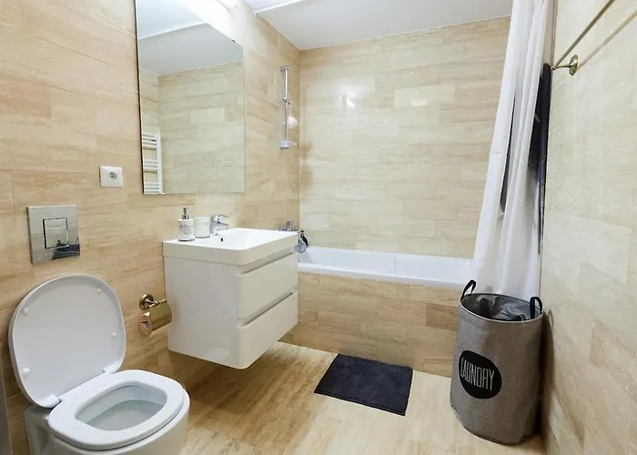 Daire Vernescu 1 Residence, Luxury, Downtown, Parking Bükreş